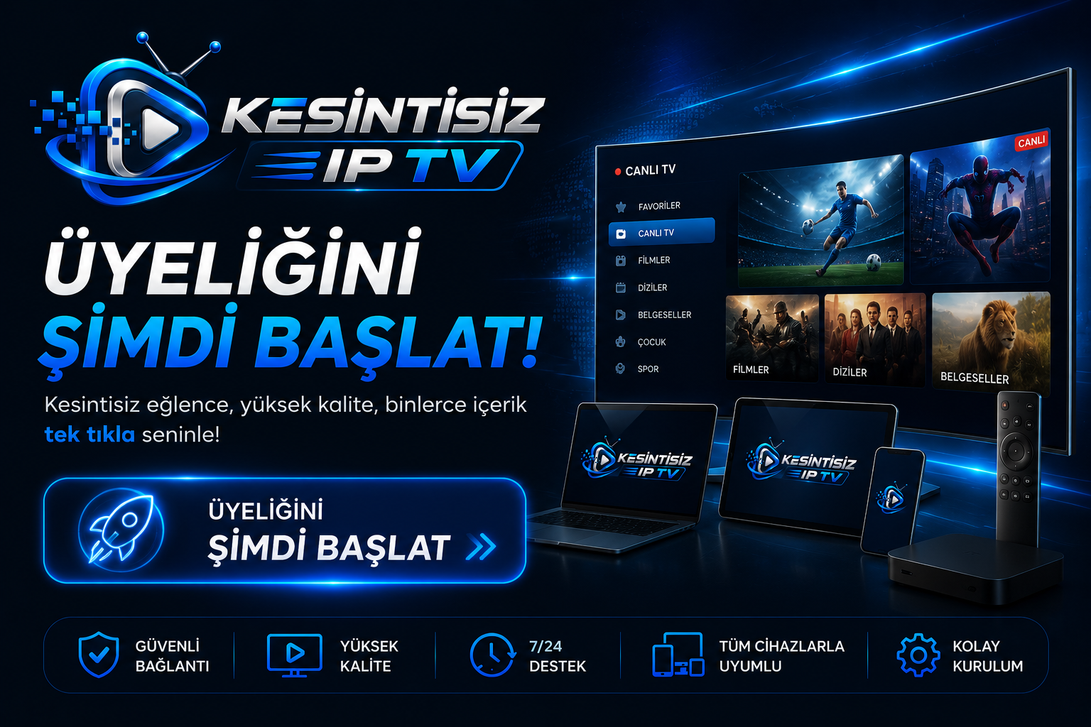 TV ve mobil cihaz